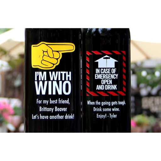 Funny Wine Bottles Personalized Wine Humor EtchingX