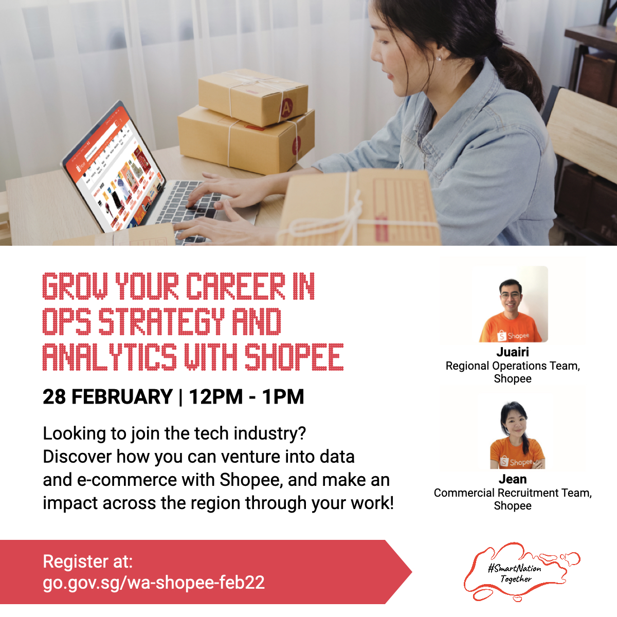 Career workshop with Shopee