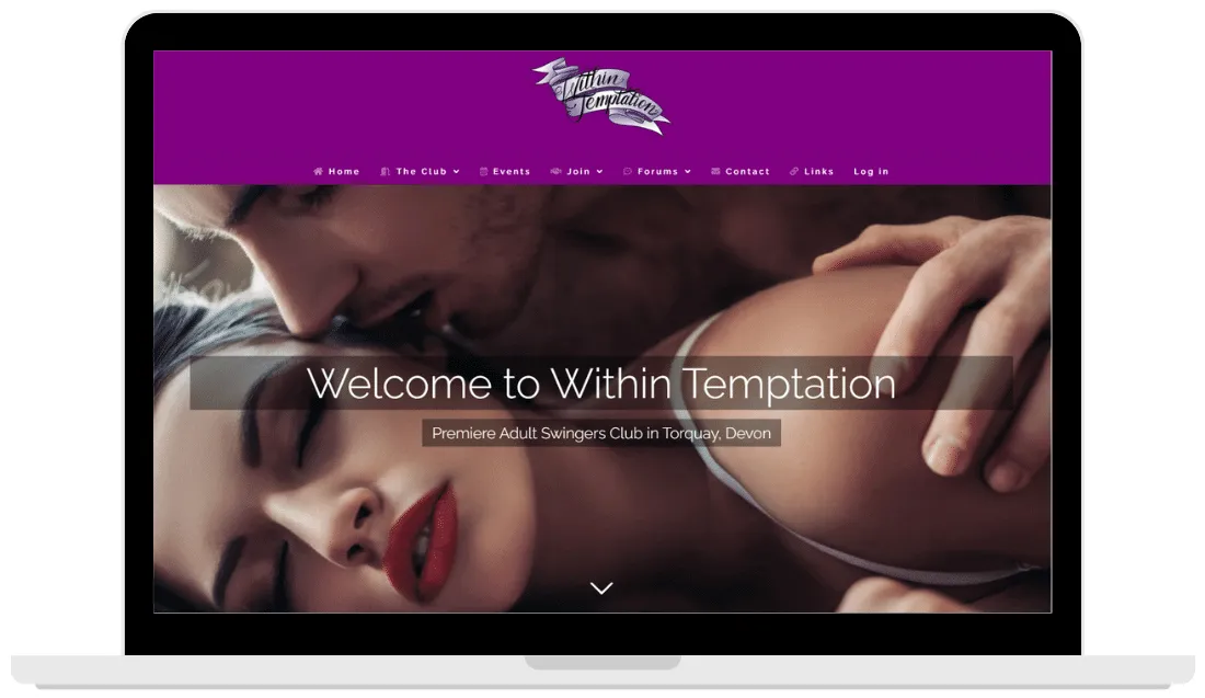 withintemptation portfolio screenshot 1 homepage rhwebdesigns.co.uk