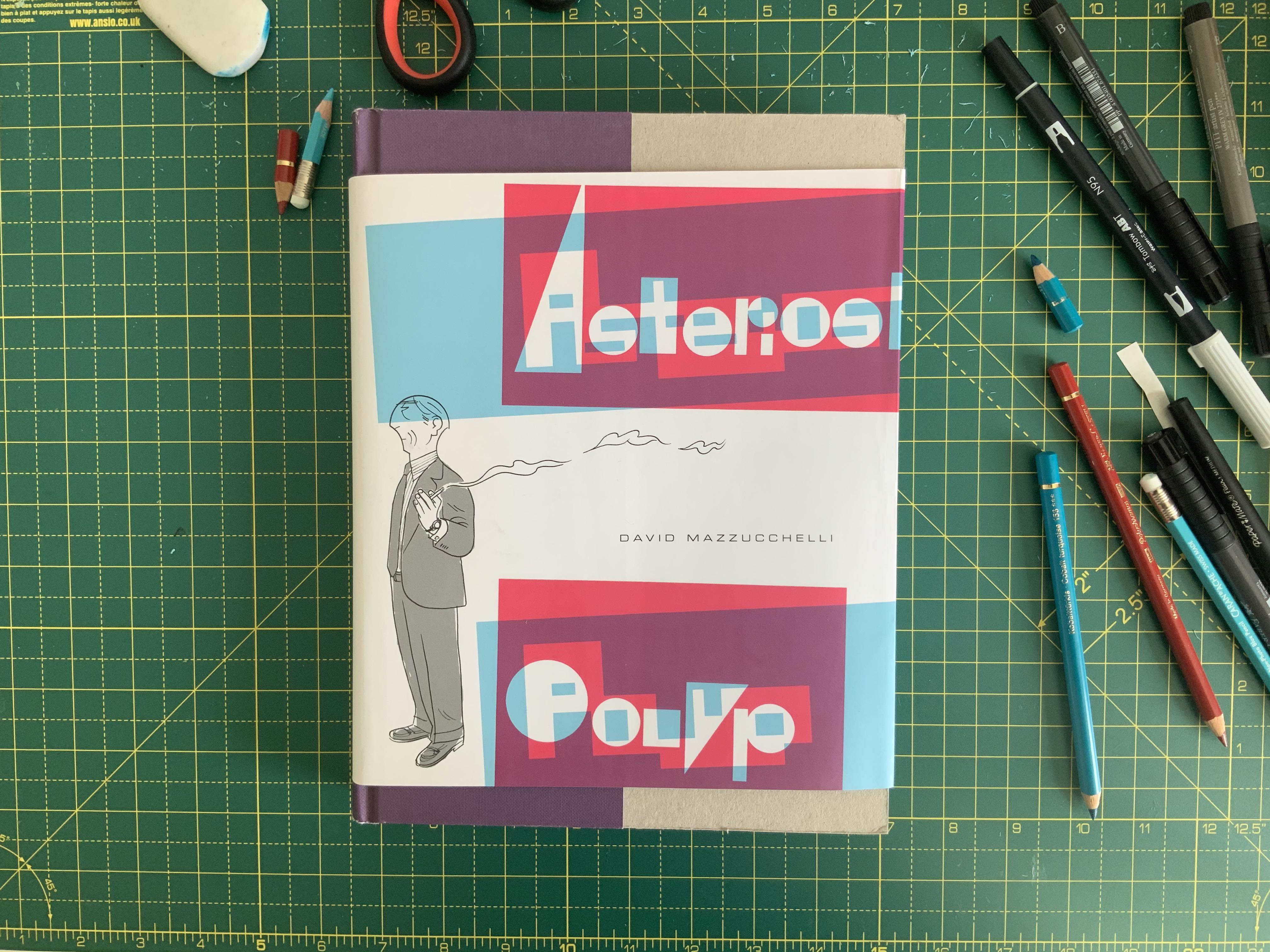 The front cover of <em>Asterios Polyp</em> by David Mazzucchelli 