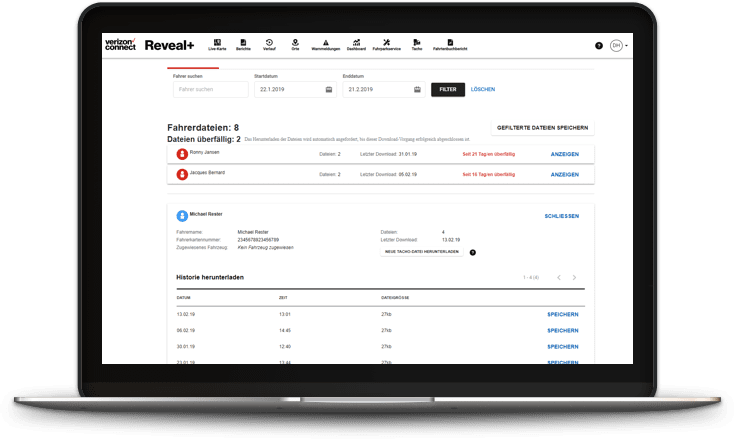 De reveal tacho driverfile macbook callout