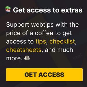 Support Webtips