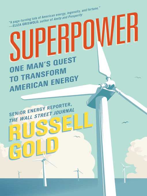 book cover for superpower: one man’s quest to transform America energy