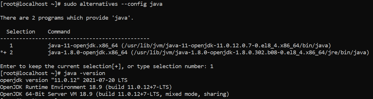 Updating Java Versions