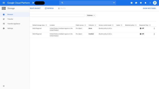 Google Cloud Storage