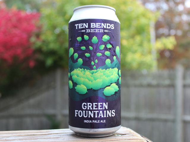 Ten Bends Beer Green Fountains
