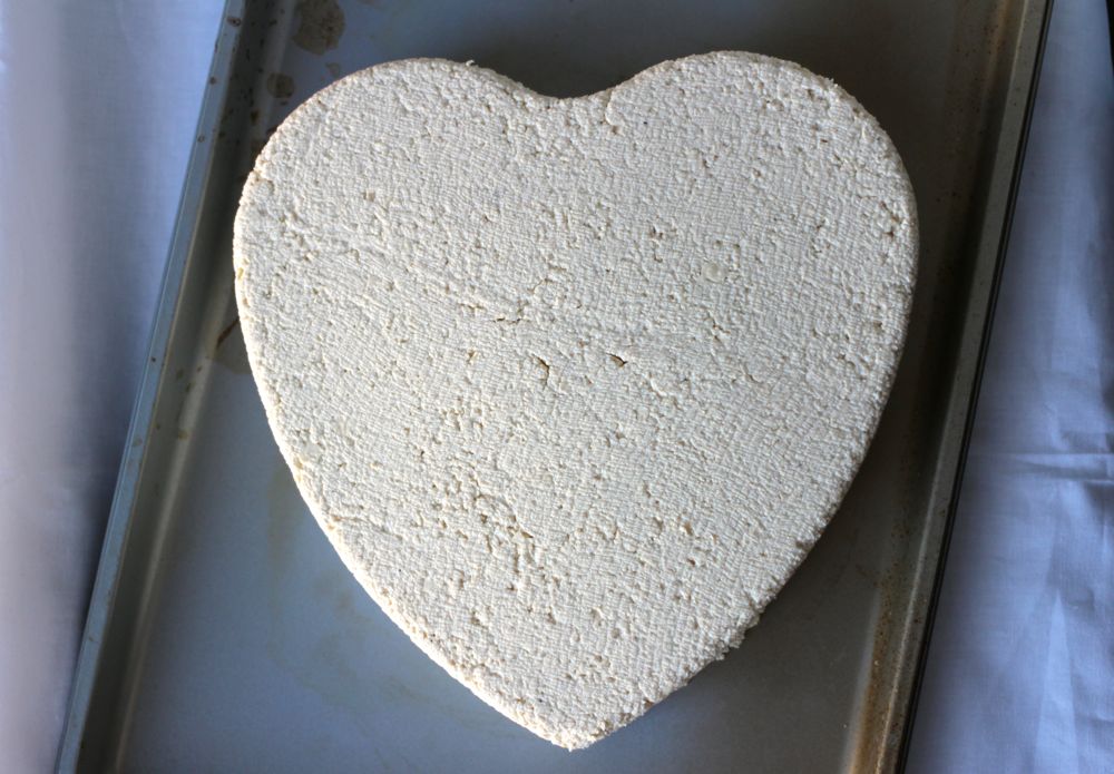 tofu turkey ready to be basted