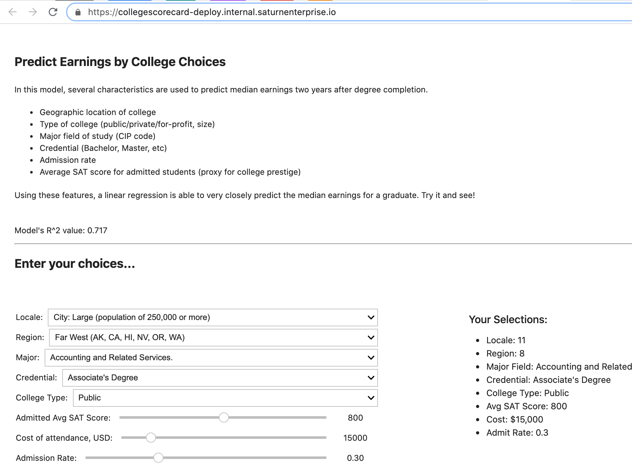 Deploy Your Machine Learning Model - Part 2 (Voila Web App) | Saturn ...