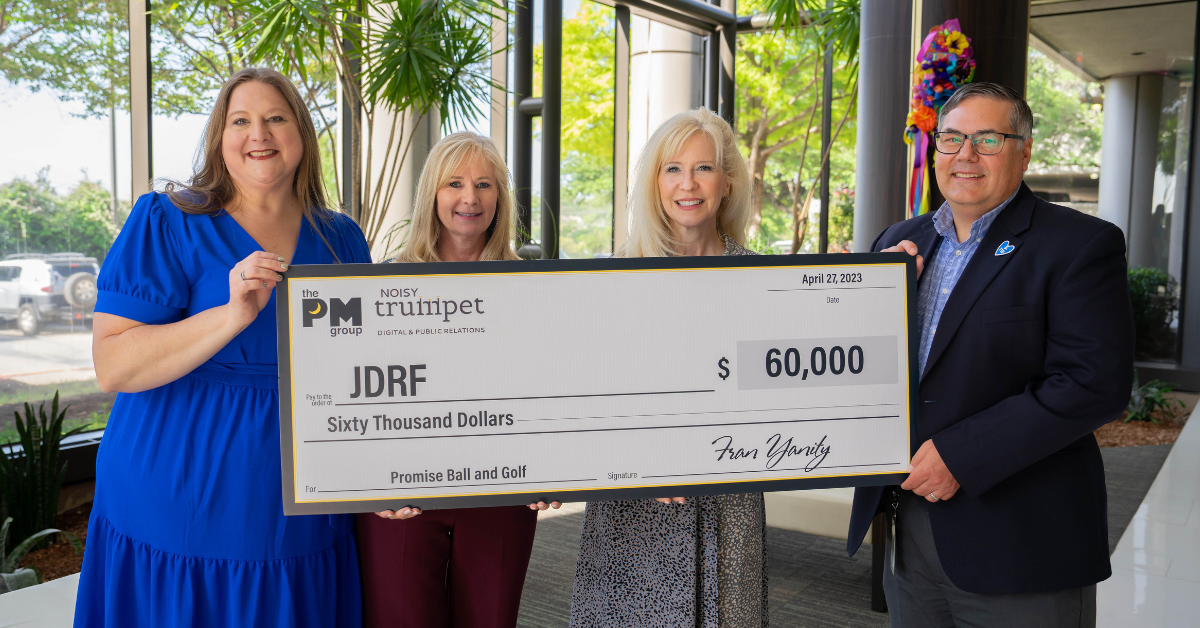 The PM Group Donates to JDRF