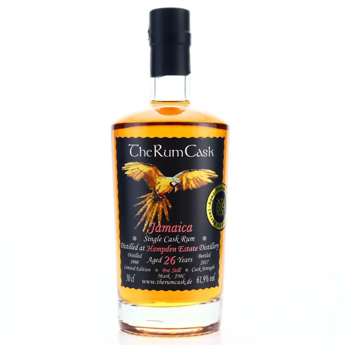 Image of the front of the bottle of the rum Jamaica C<>H