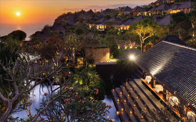 The Bulgari resort is tastefully designed with Italian and Balinese touches.
