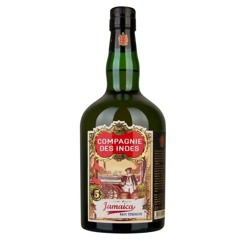 Image of the front of the bottle of the rum Jamaica Navy Strength