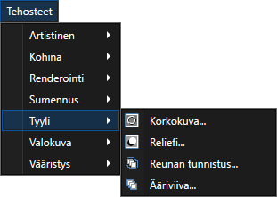 Tyyli efektit