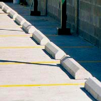 Concrete Wheel Stops Photo