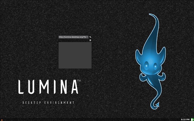 TrueOS 的 Lumina 桌面環境