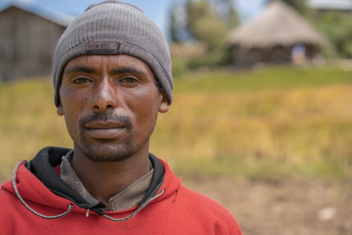 An Ethiopian man
