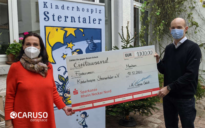 Donation to Kinderhospiz Sterntaler hand over