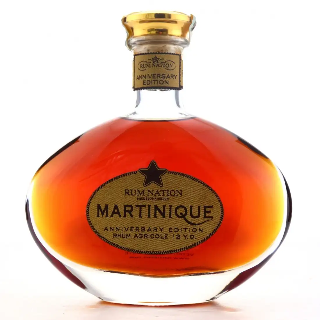 Image of the front of the bottle of the rum Martinique Anniversary Edition