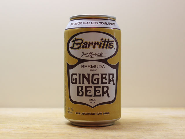 A 12oz can of Barritts Ginger Beer
