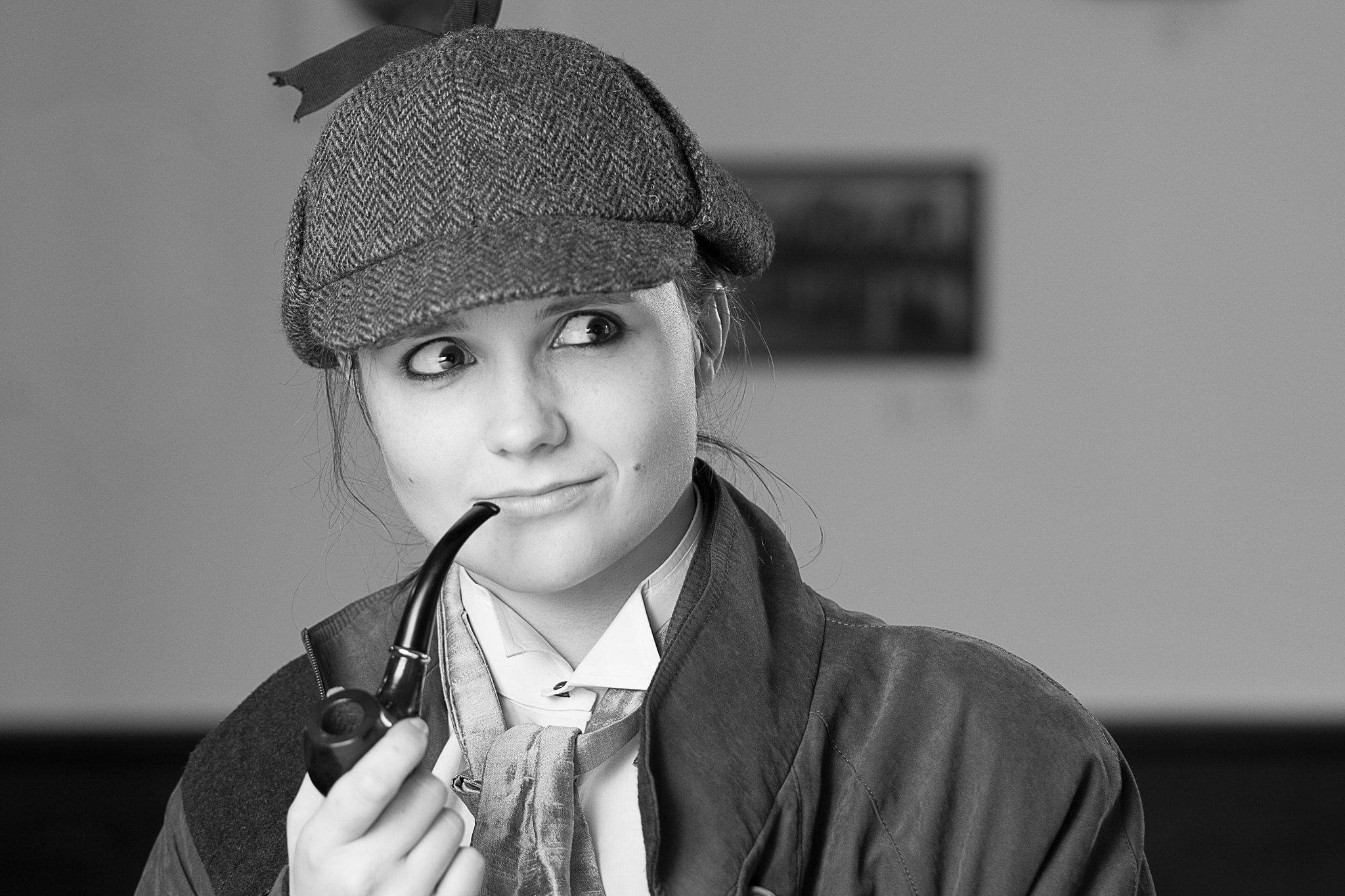 Jasmine Atkins-Smart, promo shot for The Accidental Adventures of Sherlock Holmes