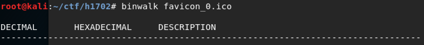 HackerOne - h1702 #HackerHoliday binwalk favicon