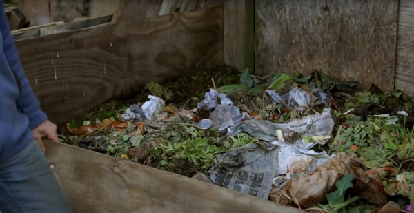 A compost heap