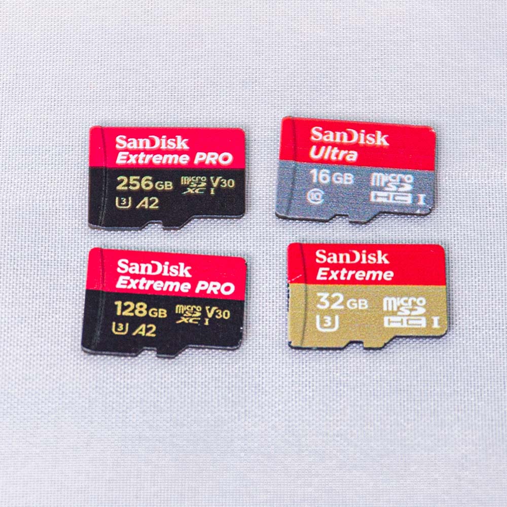 Image for 4 X Microsd Cards 256gb 16gb 128gb 32gb Kit hero section