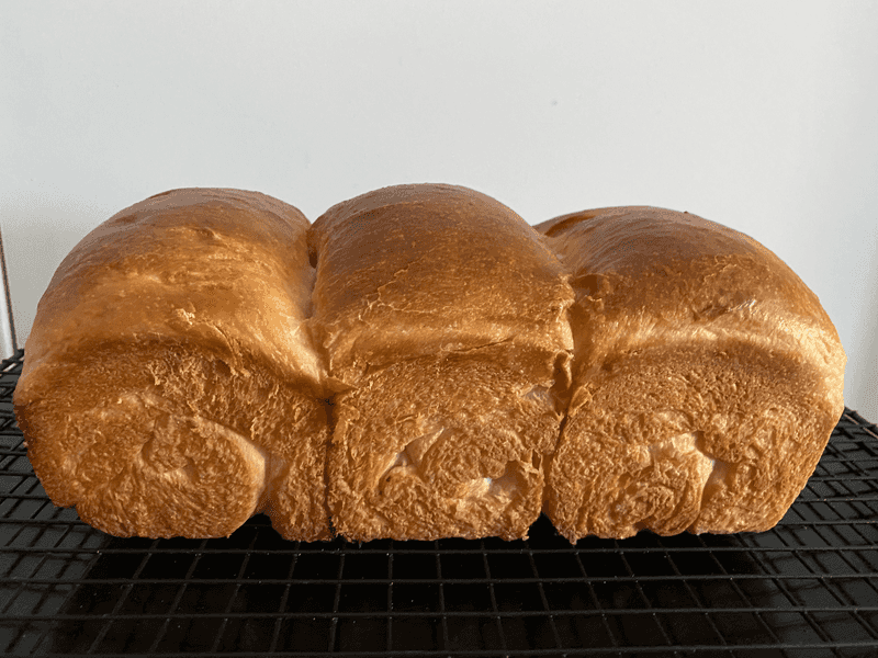 baked sourdough milk bread