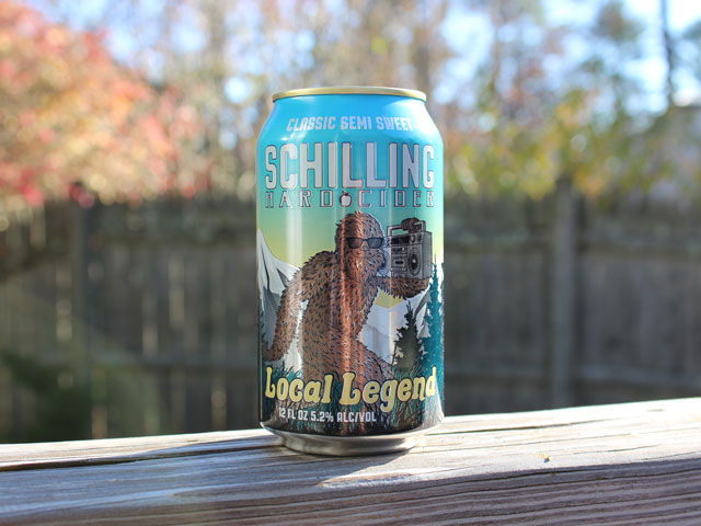 Local Legend, a Hard Cider brewed by Schilling Hard Cider
