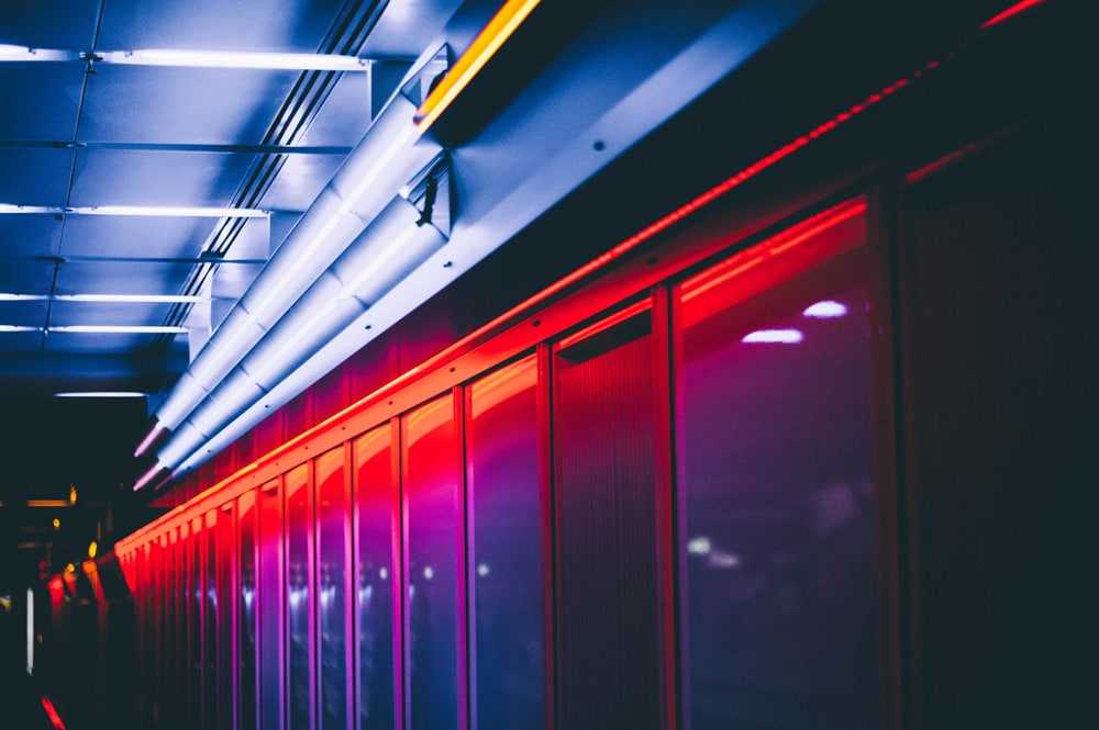 neon subway