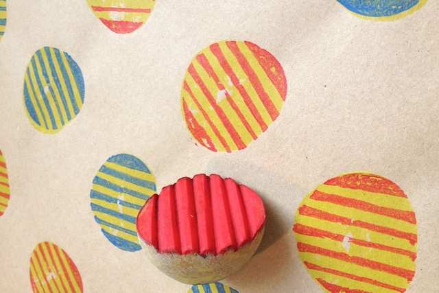 Magic Green - Vegetable Block Printing