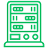linear server rack icon
