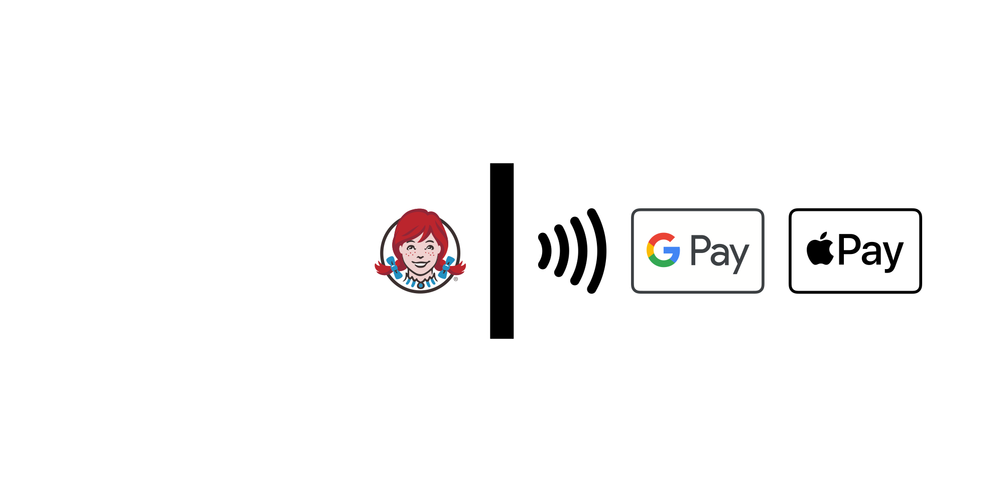 Wendy's accepts contactless payments, as well as Google Pay and Apple Pay online/in-app.