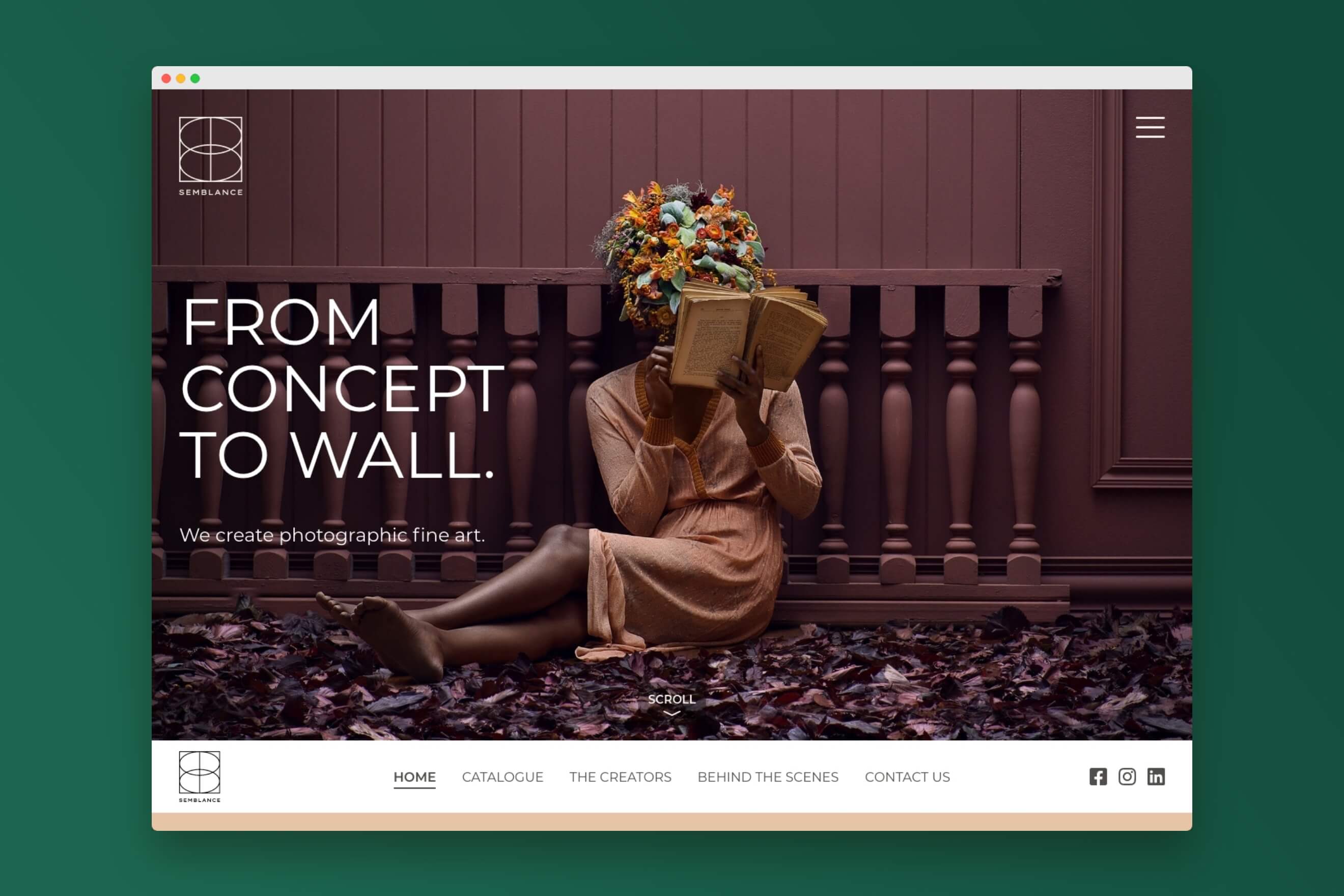 Semblance Agency Website featured image