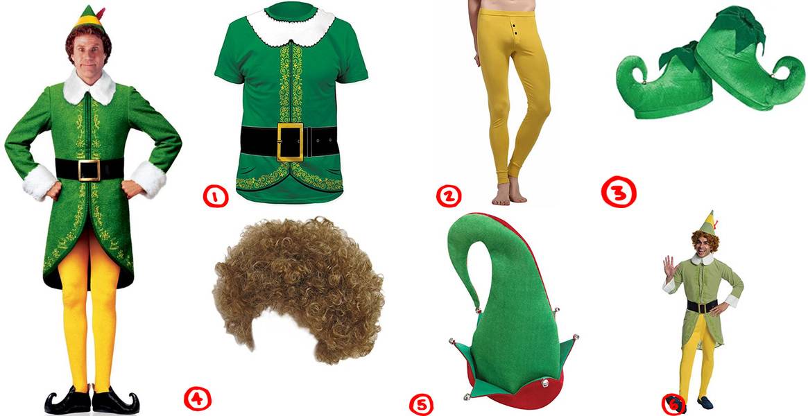 Buddy The Elf Costume for Cosplay & Halloween