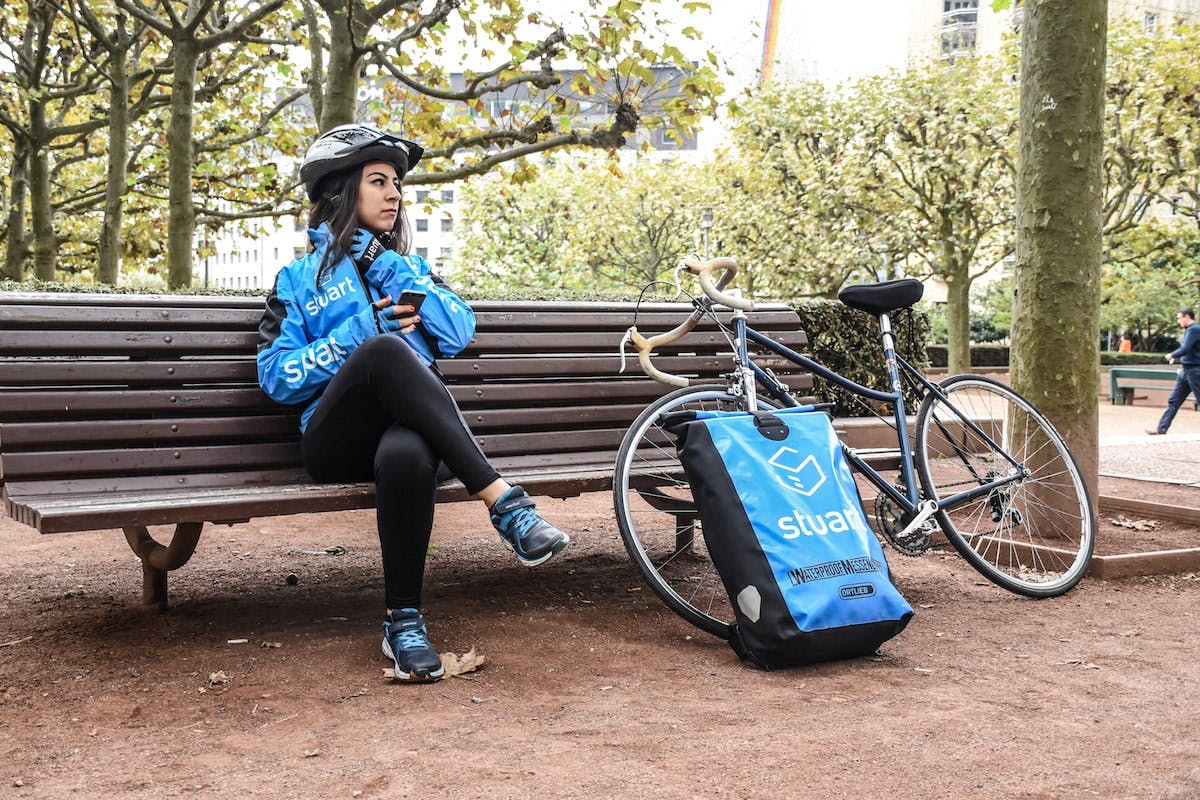 stuart coursier velo femme paris