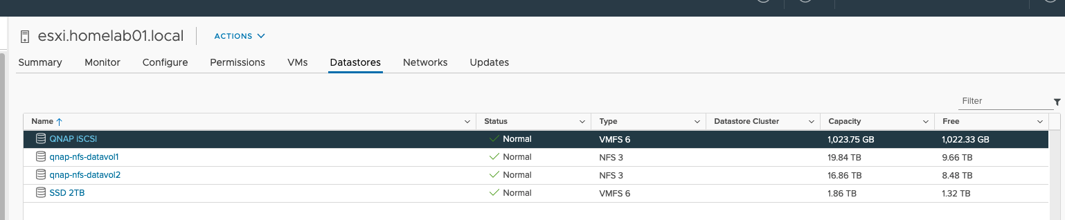 Configure Qnap iSCSI as VMware Datastore - 19