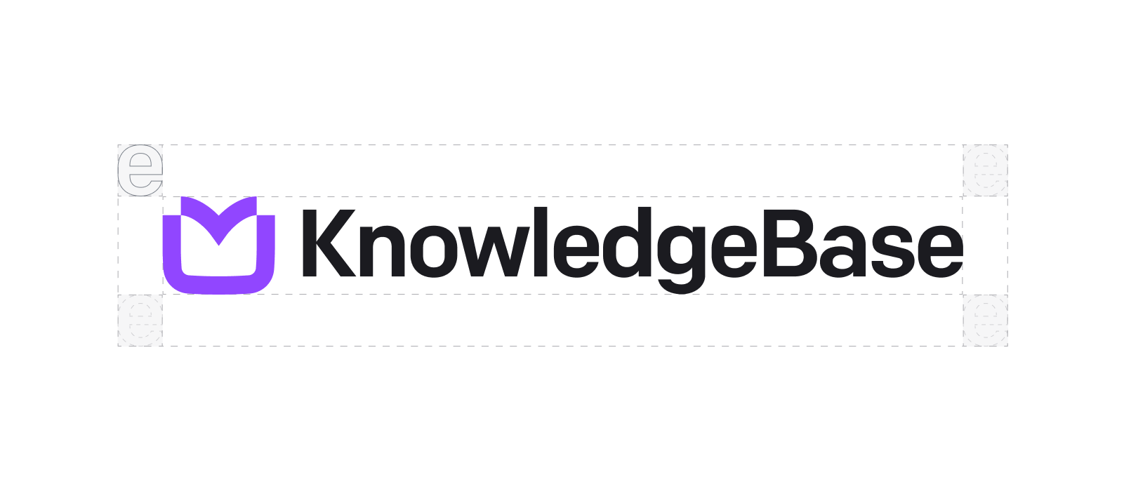 KnowledgeBase logo clear space