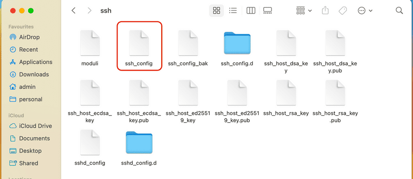 SSH Config File