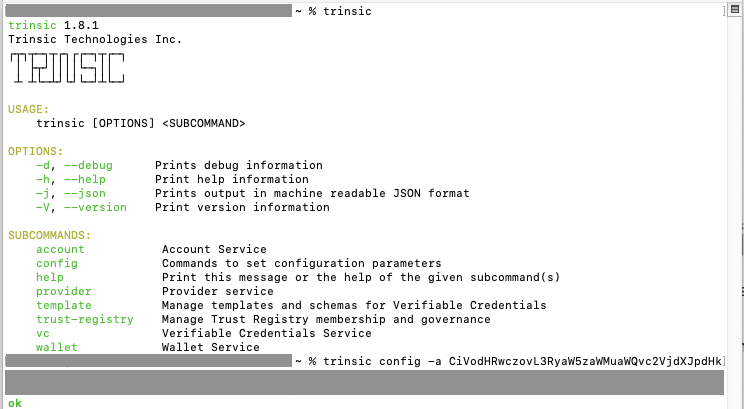 Trinsic Config