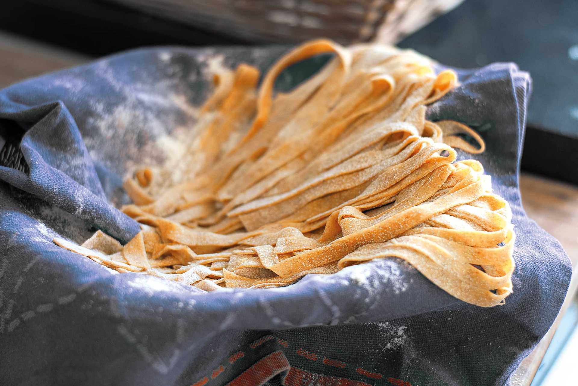 Photo de pâtes fraiche avant cuisson