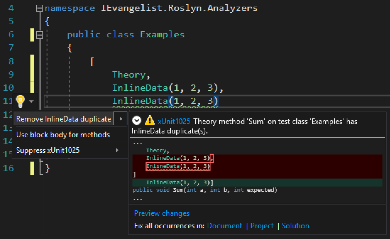Creating Parameterised Tests In Xunit With Inlinedata Using XUnit To