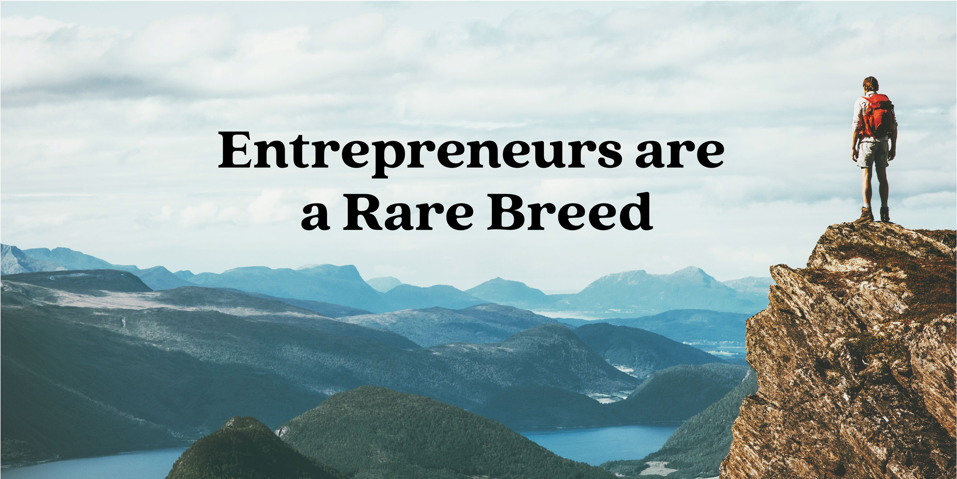 Entrepreneurs are a Rare Breed