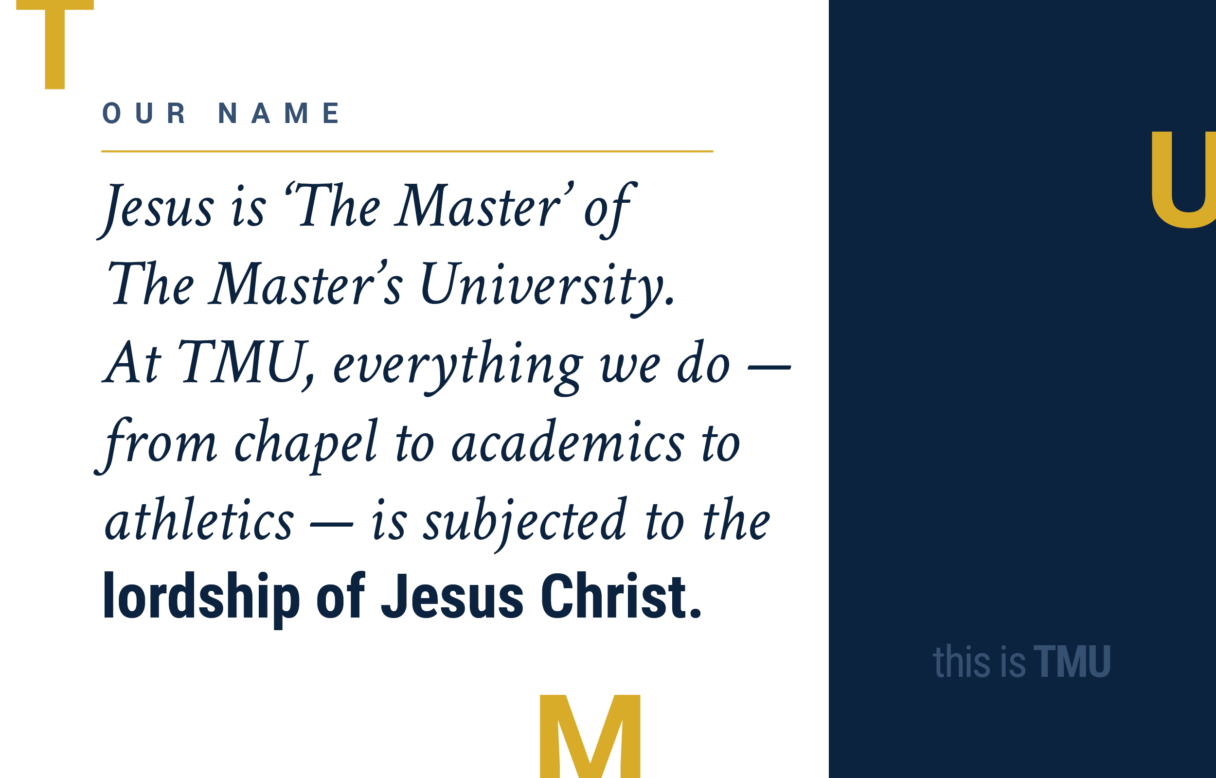 This is TMU: Our Name image