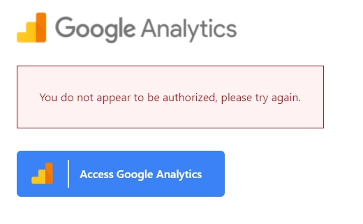 Access Google Analytics