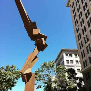 We love the prominent role of public art in downtown #oakland Brings these urban spaces to life! #publicart #placemaking #urbanism
