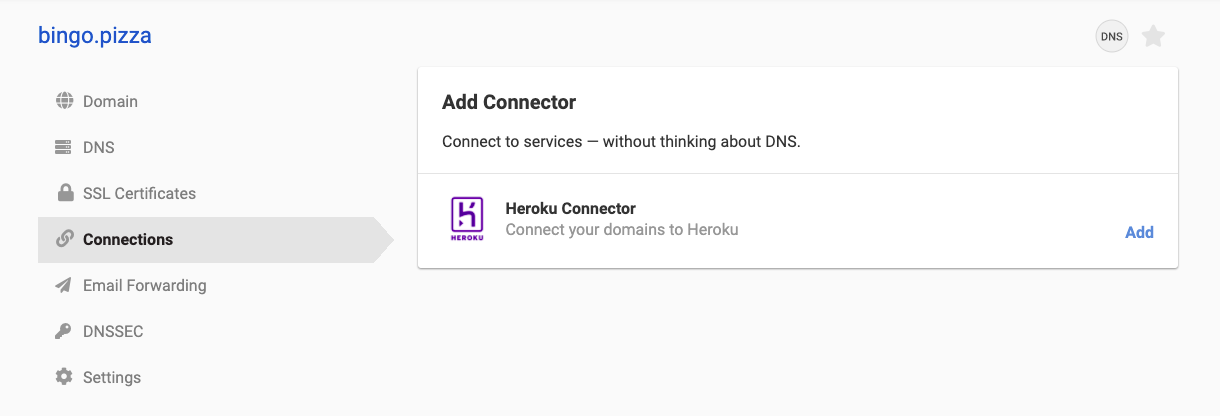 Create a connection to Heroku