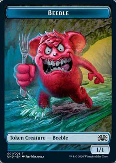 1/1 Blue Beeble Creature Token | MTG.onl Tokens