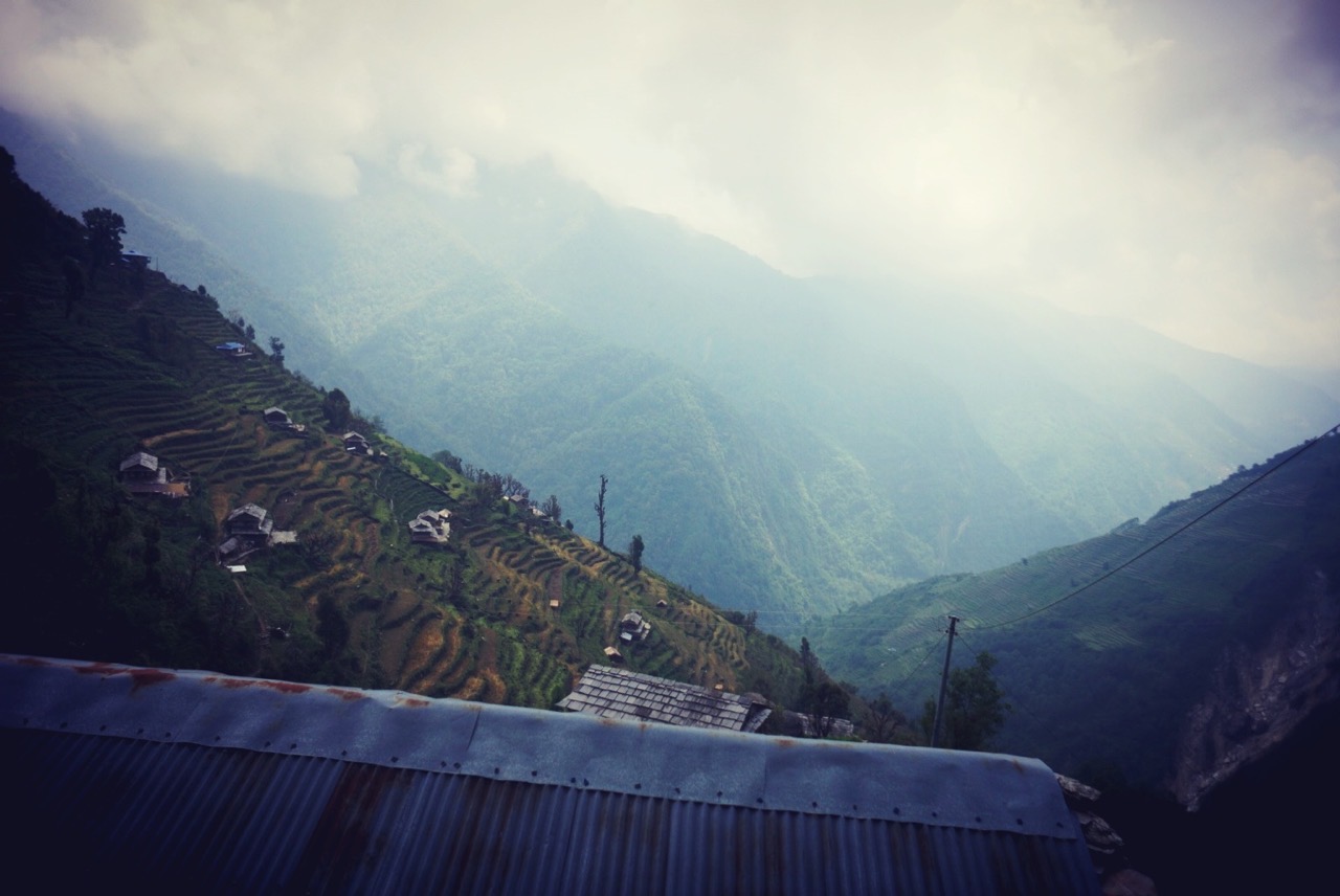 Annapurna valley, hillside