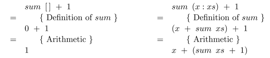 Proof of sum = fold